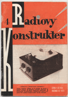 Radiový konstruktér : zajímavá a praktická zapojení 8. Roč. 11, č. 4, 1975